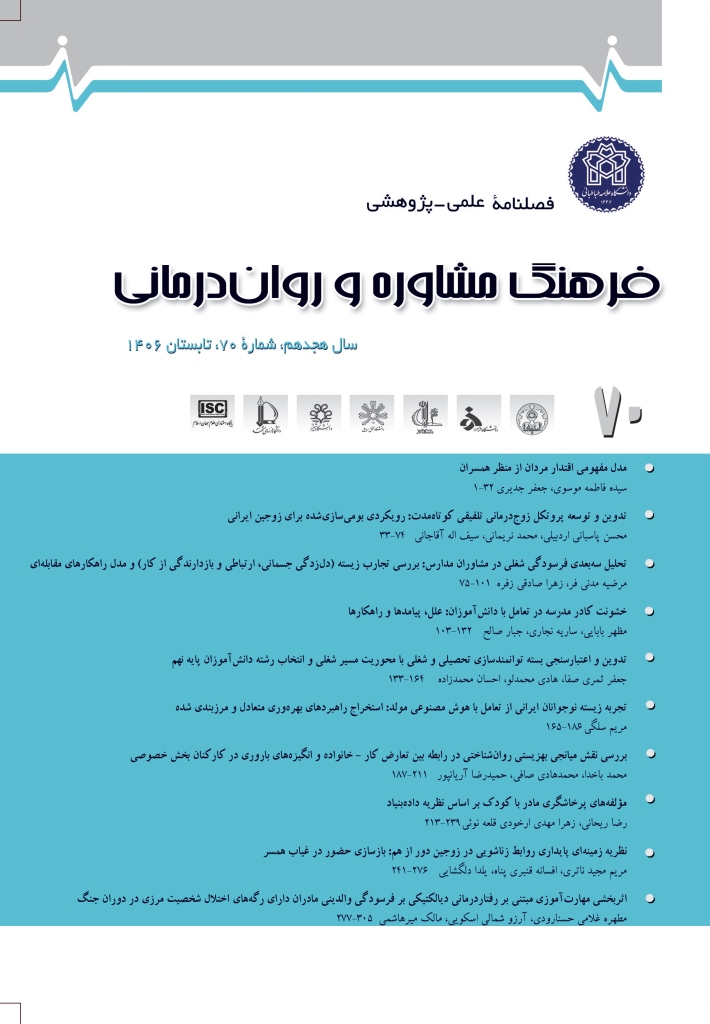 فرهنگ مشاوره و روان درمانی